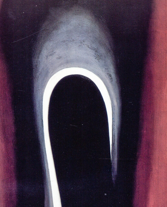 Georgia O’Keeffe print 1930 “Jack-in-the-pulpit VI” Original vintage color book page