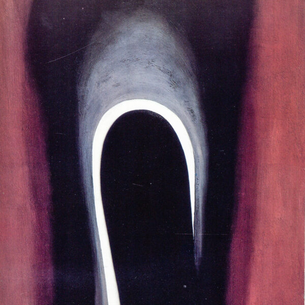 Georgia O'Keeffe print 1930 "Jack-in-the-pulpit VI" Original vintage color book page