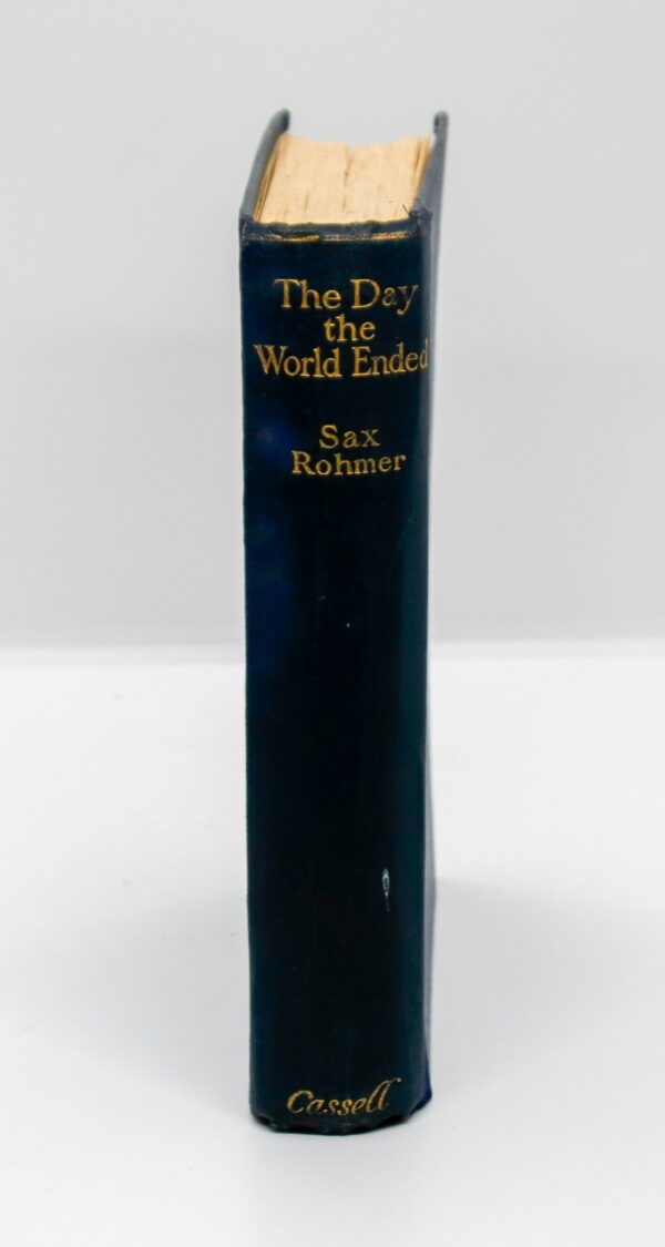 Sax Rohmer "The Day the World Ended" First edition hardcover 1930 Science fiction mystery mash-up with Gaston Max - Image 3