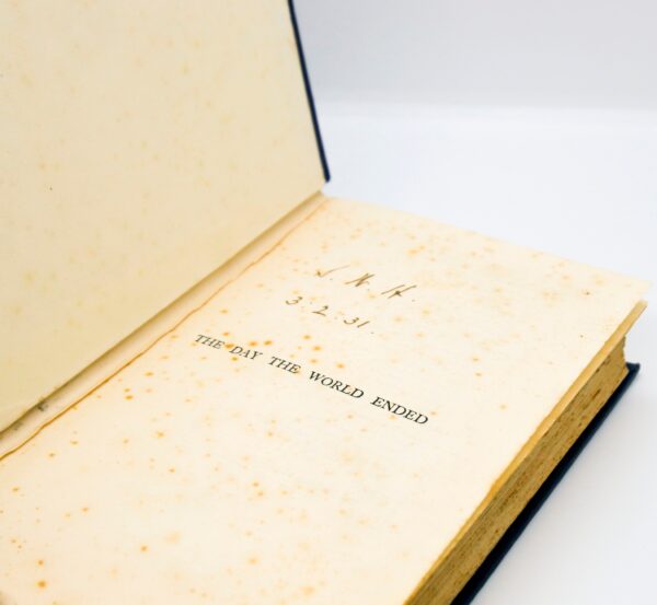 Sax Rohmer "The Day the World Ended" First edition hardcover 1930 Science fiction mystery mash-up with Gaston Max - Image 5