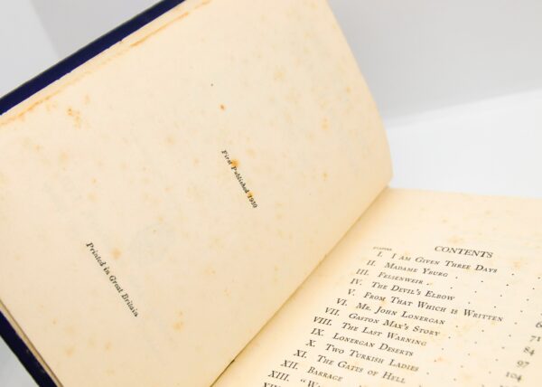 Sax Rohmer "The Day the World Ended" First edition hardcover 1930 Science fiction mystery mash-up with Gaston Max - Image 6