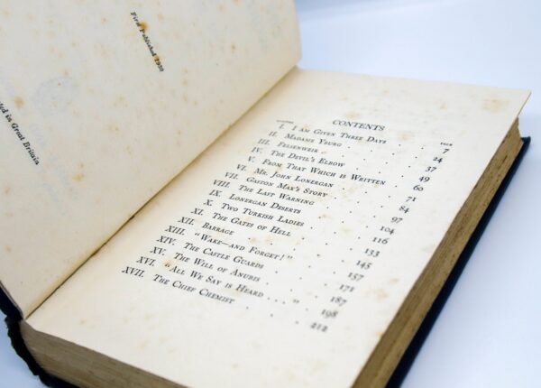 Sax Rohmer "The Day the World Ended" First edition hardcover 1930 Science fiction mystery mash-up with Gaston Max - Image 7