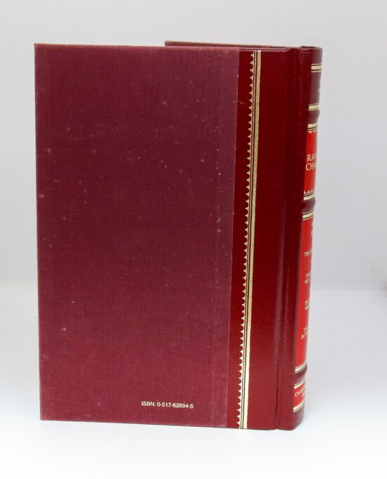 Raymond Chandler 4 novels in one book First edition thus 1986 Cloth & faux leather decorated vintage hardcover