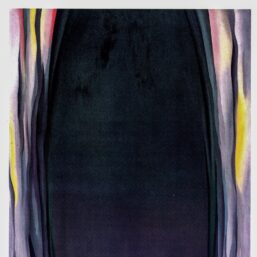 Georgia O'Keeffe print 1931 "Green-Grey Abstraction" Original vintage color book page