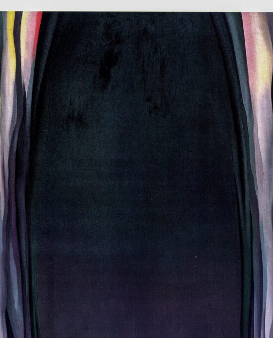 Georgia O’Keeffe print 1931 “Green-Grey Abstraction” Original vintage color book page