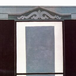 Georgia O'Keeffe print 1929 "Lake George Window" Original vintage color book page