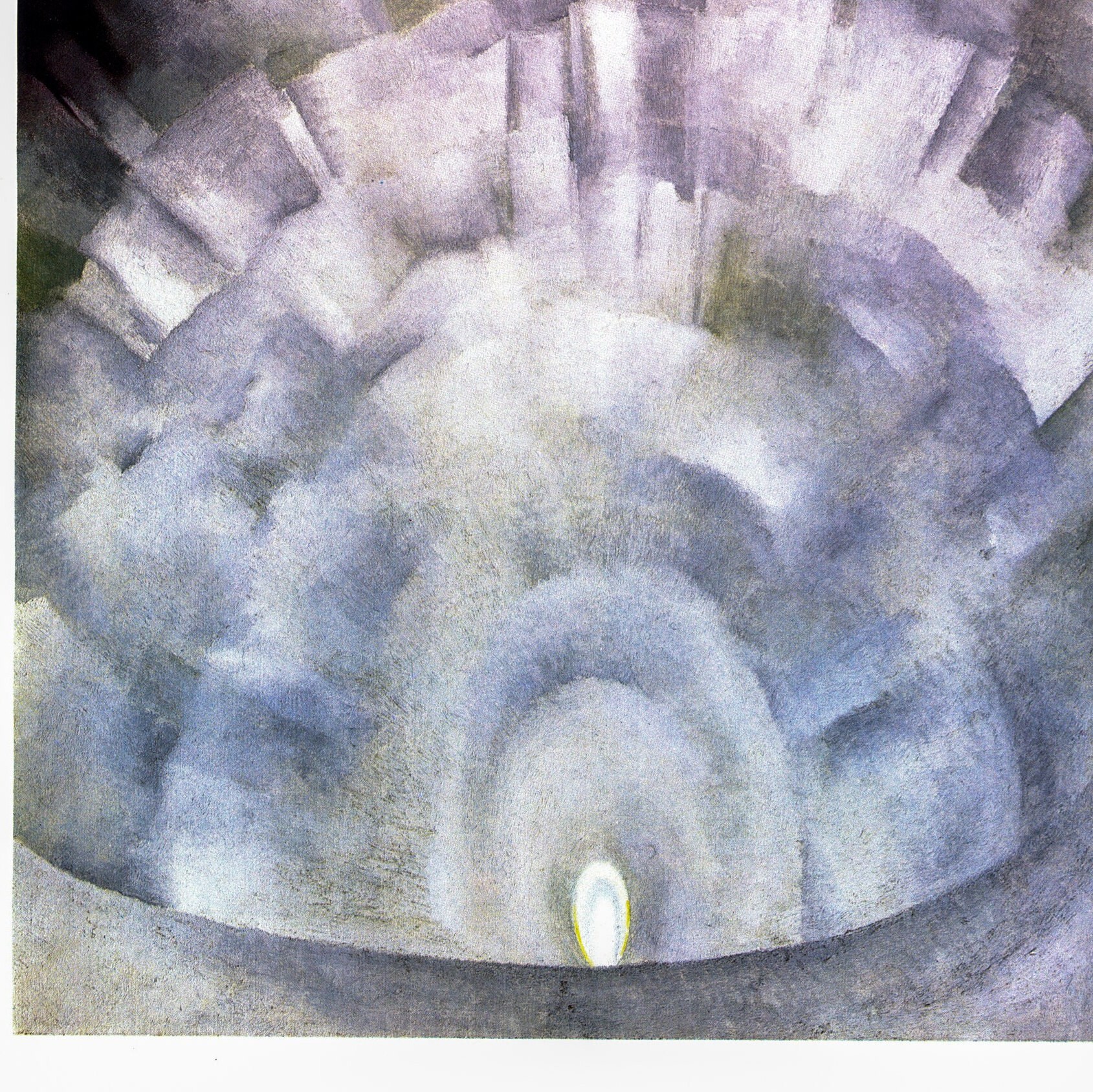 Georgia O'Keeffe print 1926 "Abstraction - White Rose III" vintage print