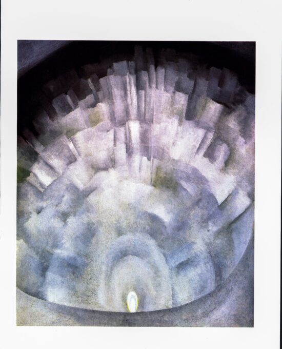 Georgia O’Keeffe print 1926 “Abstraction – White Rose III” Original vintage color book page