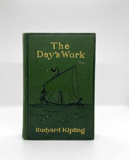 Illustrated Antique Book “The Day’s Work” 1898 Rudyard Kipling 13 short stories First edition