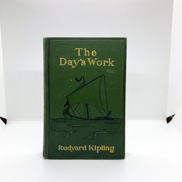 Illustrated Antique Book "The Day's Work" 1898 Rudyard Kipling 13 short stories First edition