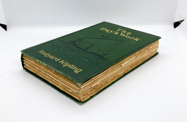 Illustrated Antique Book "The Day's Work" 1898 Rudyard Kipling 13 short stories First edition - Image 3