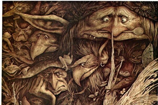 Brian Froud "The Weyland Smithy" / "My Domain" Vintage art book page 1976 FREE SHIPPING - Image 6