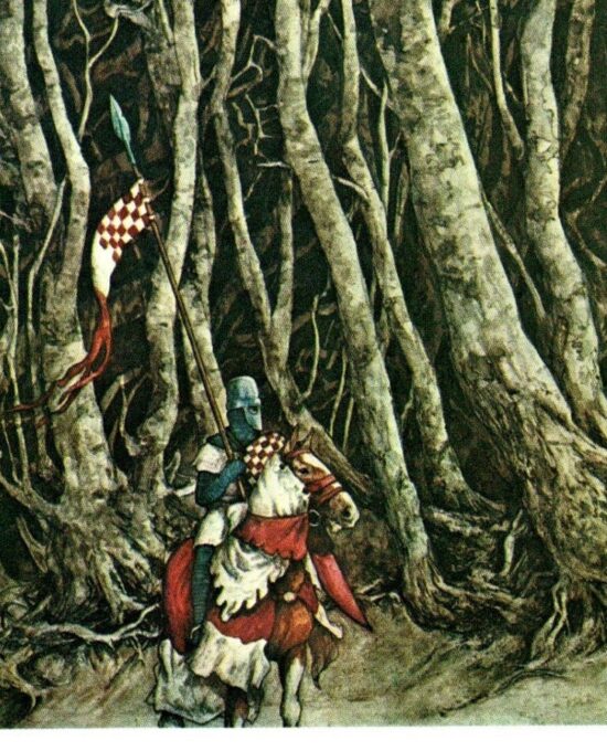 Brian Froud “Often you can’t see the giant for the wood…” Vintage art book page 1976 Devon FREE SHIPPING