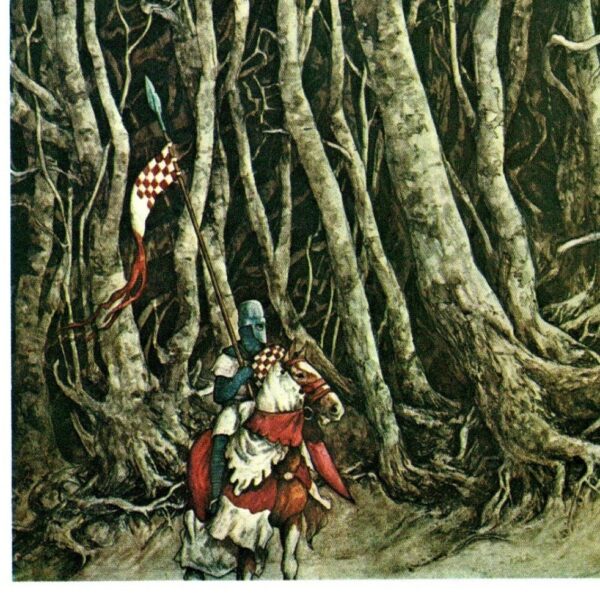 Brian Froud "Often you can't see the giant for the wood..." Vintage art book page 1976 Devon FREE SHIPPING - Image 2