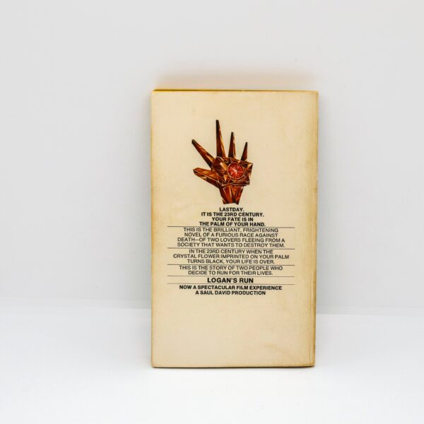Logan's Run 1976 First edition thus William Nolan Film tie-in edition w/ 16 pages of full color photos from the epic movie - Image 2