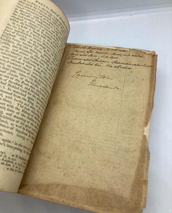 Antique book “The Peerage of of England” Vol. 4 1755