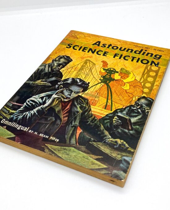 Vintage Science Fiction Pulp Magazine Astounding Science Fiction February 1957