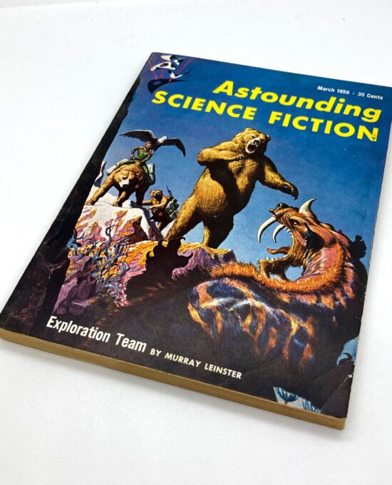 Vintage Science Fiction Pulp Magazine Astounding Science Fiction March 1956