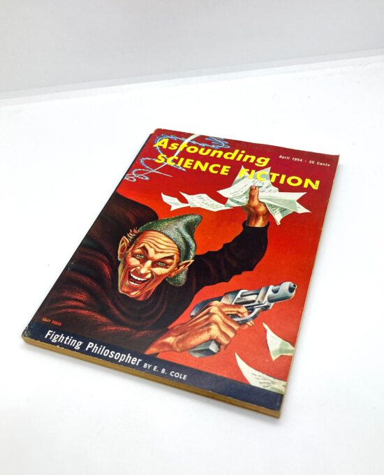 Vintage Science Fiction Pulp Magazine Astounding Science Fiction April 1954