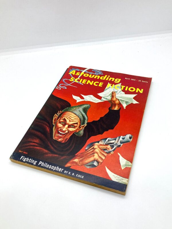 Vintage Science Fiction Pulp Magazine Astounding Science Fiction April 1954