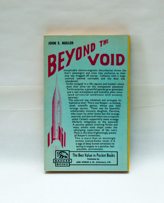 Beyond the Void 1965 Badger Books Appears unread! British imprint vintage paperback FREE SHIPPING