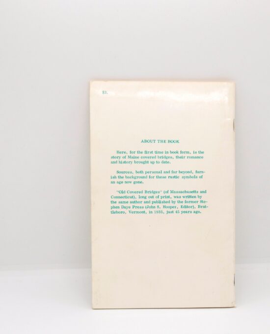 Old Covered Bridges of Maine 1980 Small Press illustrated softcover book Anniversary Edition Adelbert Jakeman 48 pages Black & white