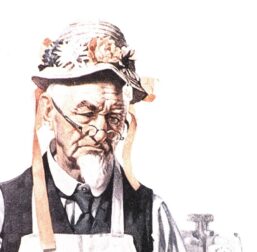 Norman Rockwell "The Model" Oversized vintage art book page