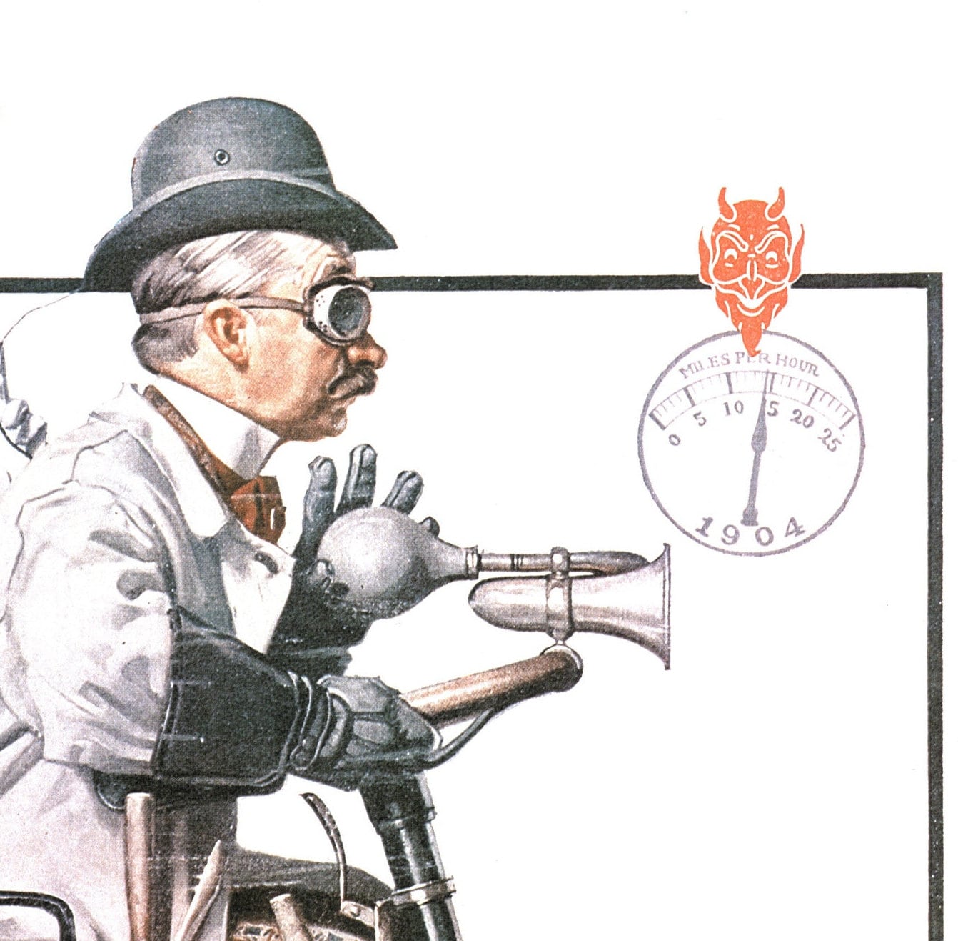Norman Rockwell "Speed" & "The Accordionist" 2-sided vintage art book page