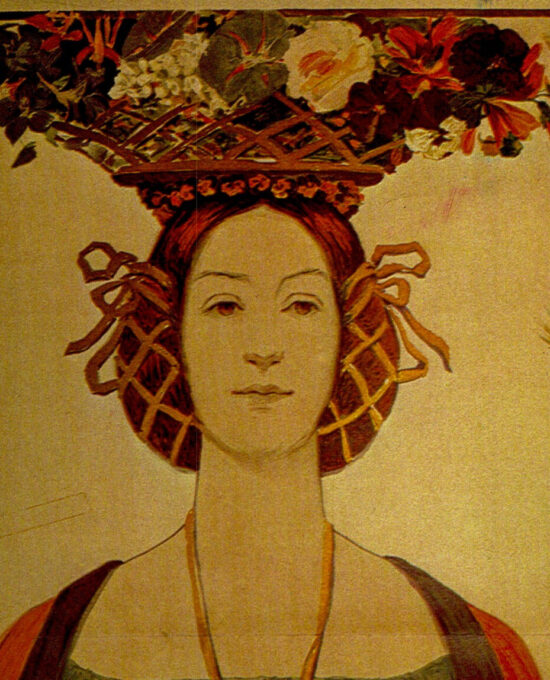 Alice Glenny “Buffalo Fine Arts Academy & Society of Artists exhibition” Vintage art-book page