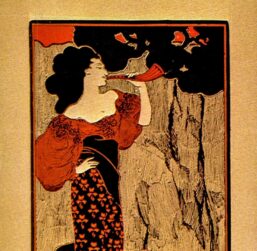 John Sloan "The Echo" Vintage art-book page