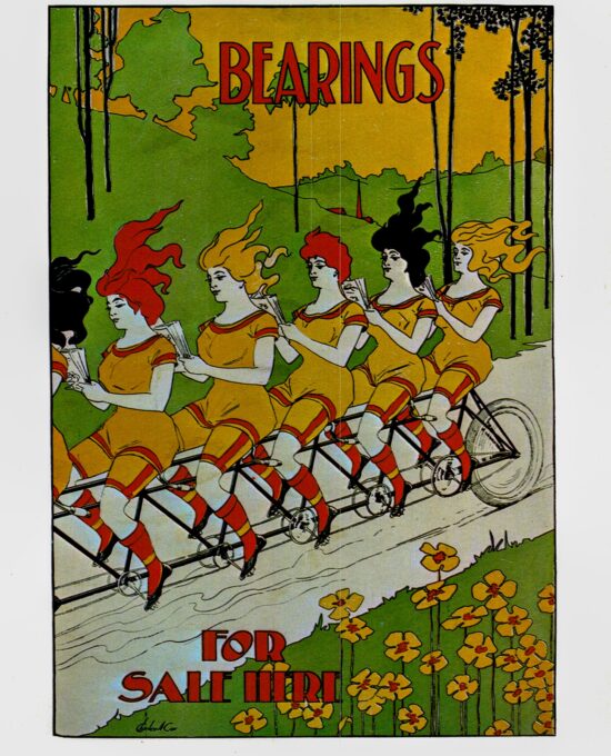 Charles Cox “Bearings” Vintage art-book page