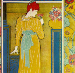 Louis Rhead "Mandeville and King Seeds" Vintage art-book page