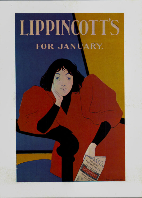 Will Carqueville Lippincott's Vintage art book page - Image 2