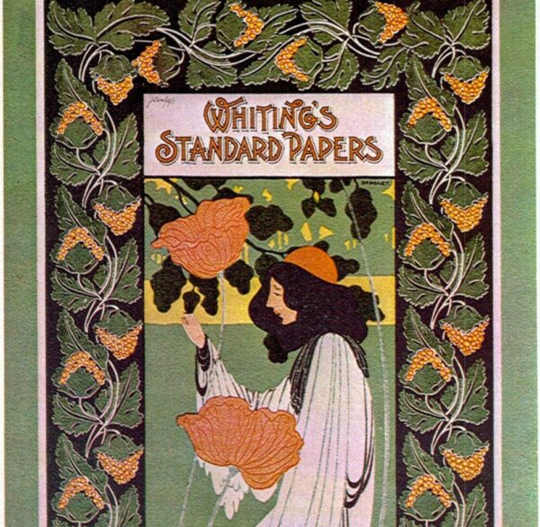 Will Bradley Whiting Paper Company Vintage art book page