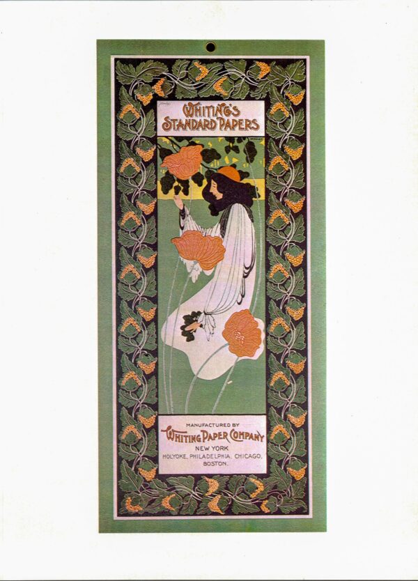 Will Bradley Whiting Paper Company Vintage art book page - Image 2
