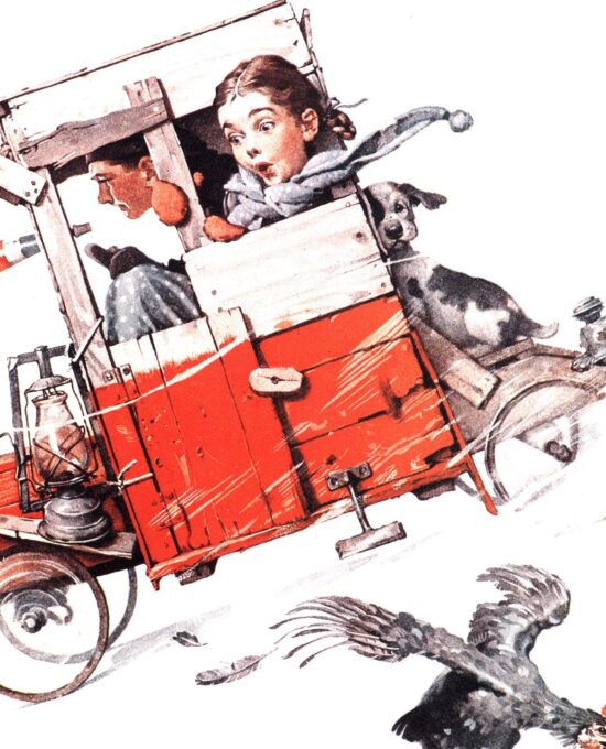 Norman Rockwell “Soap Box Racer” & “Sign Painter” Oversized 2-sided vintage art book page