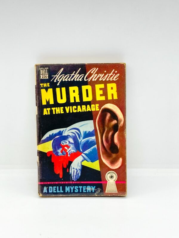 Dell "map back" mystery Agatha Christie "The Murder at the Vicarage" Vintage 1948 paperback