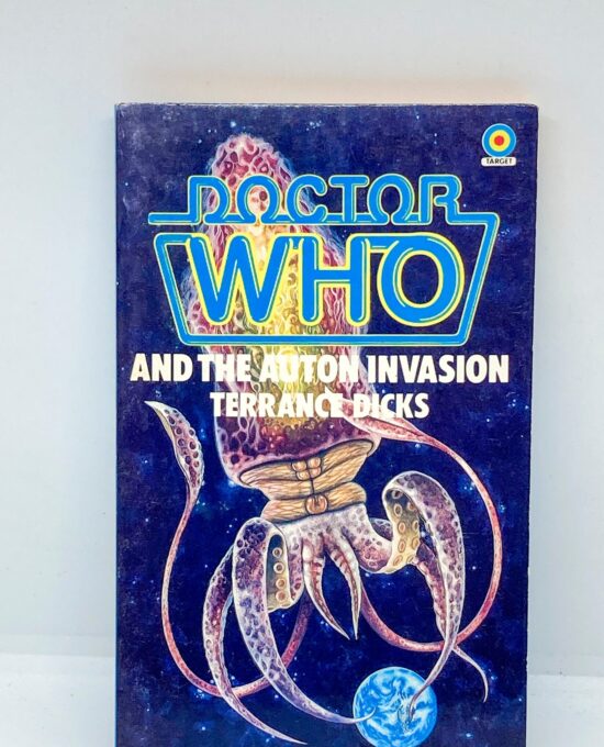 1983 Doctor Who novel “The Auton Invasion”  Jon Pertwee as the 3rd Doctor  Vintage British paperback Based on a 1970 episode