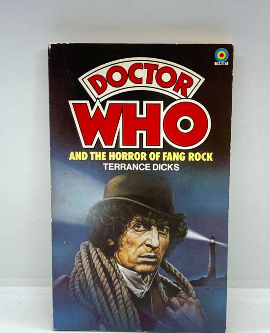 1984 Doctor Who novel “The Horror of Fang Rock”  Tom Baker as the 4th Doctor 1st Serial of Season 15 1977  Vintage British paperback