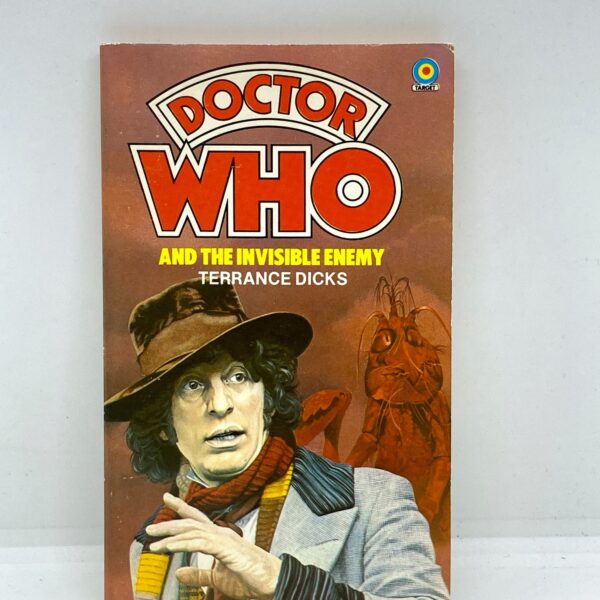 1984 Doctor Who episode novel "The Invisible Enemy"  Tom Baker as the 4th Doctor Season 15 1977  Vintage British paperback
