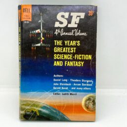 Science Fiction Vintage 1959 Dell paperback "The Year's Greatest Sci-Fi & Fantasy" 1st edition