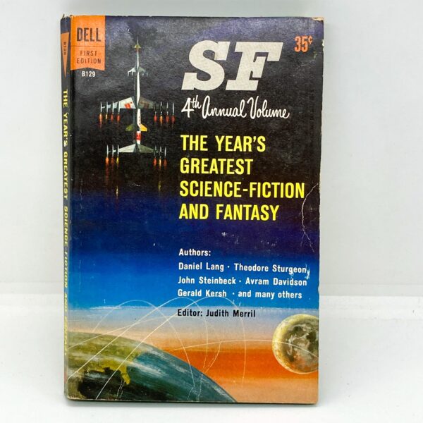 Science Fiction Vintage 1959 Dell paperback "The Year's Greatest Sci-Fi & Fantasy" 1st edition