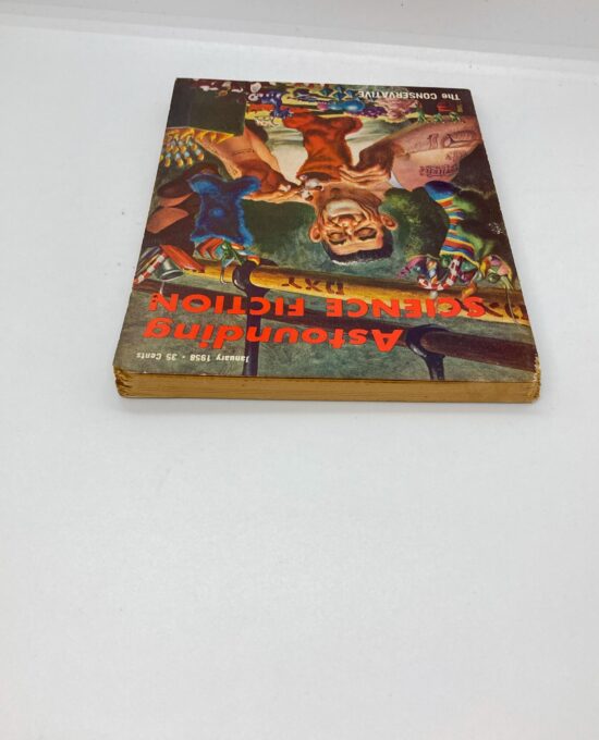 Vintage Science Fiction Pulp Magazine Astounding Science Fiction January 1958
