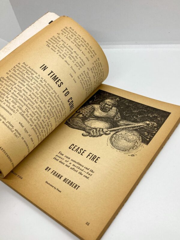 Vintage Science Fiction Pulp Magazine Astounding Science Fiction January 1958 - Image 4