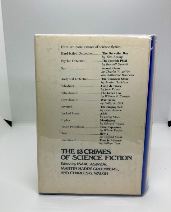 Philip K. Dick Simak Asimov “The 13 Crimes of Science Fiction” Vintage hardcover anthology book