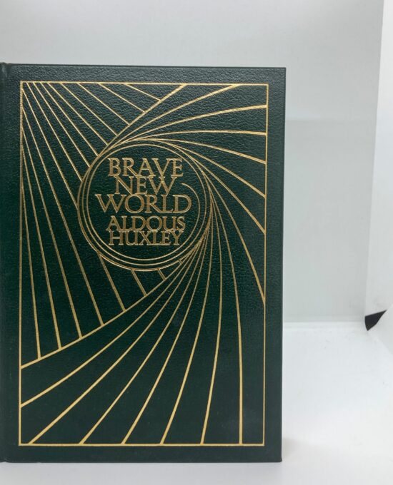 Aldous Huxley “Brave New World” c.1978 Vintage leather wrapped hardcover Easton Press