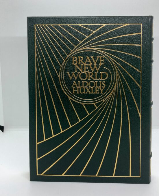 Aldous Huxley “Brave New World” c.1978 Vintage leather wrapped hardcover Easton Press
