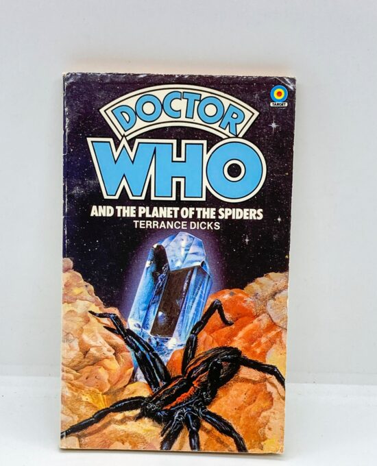 1982 Doctor Who episode novel “The Planet of the Spiders” Jon Pertwee as 3rd Doctor Season 11 – 1974 Vintage British paperback