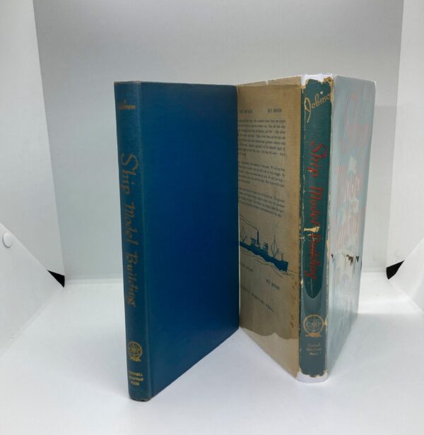 Dad Gifts Ship Model Building Gene Johnson 1943 First edition Vintage hardcover + 2 fold-out plans - Image 3
