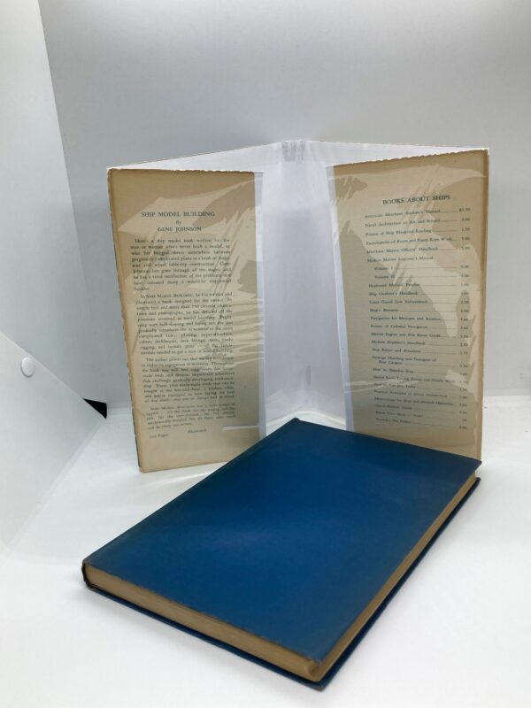 Dad Gifts Ship Model Building Gene Johnson 1943 First edition Vintage hardcover + 2 fold-out plans - Image 4